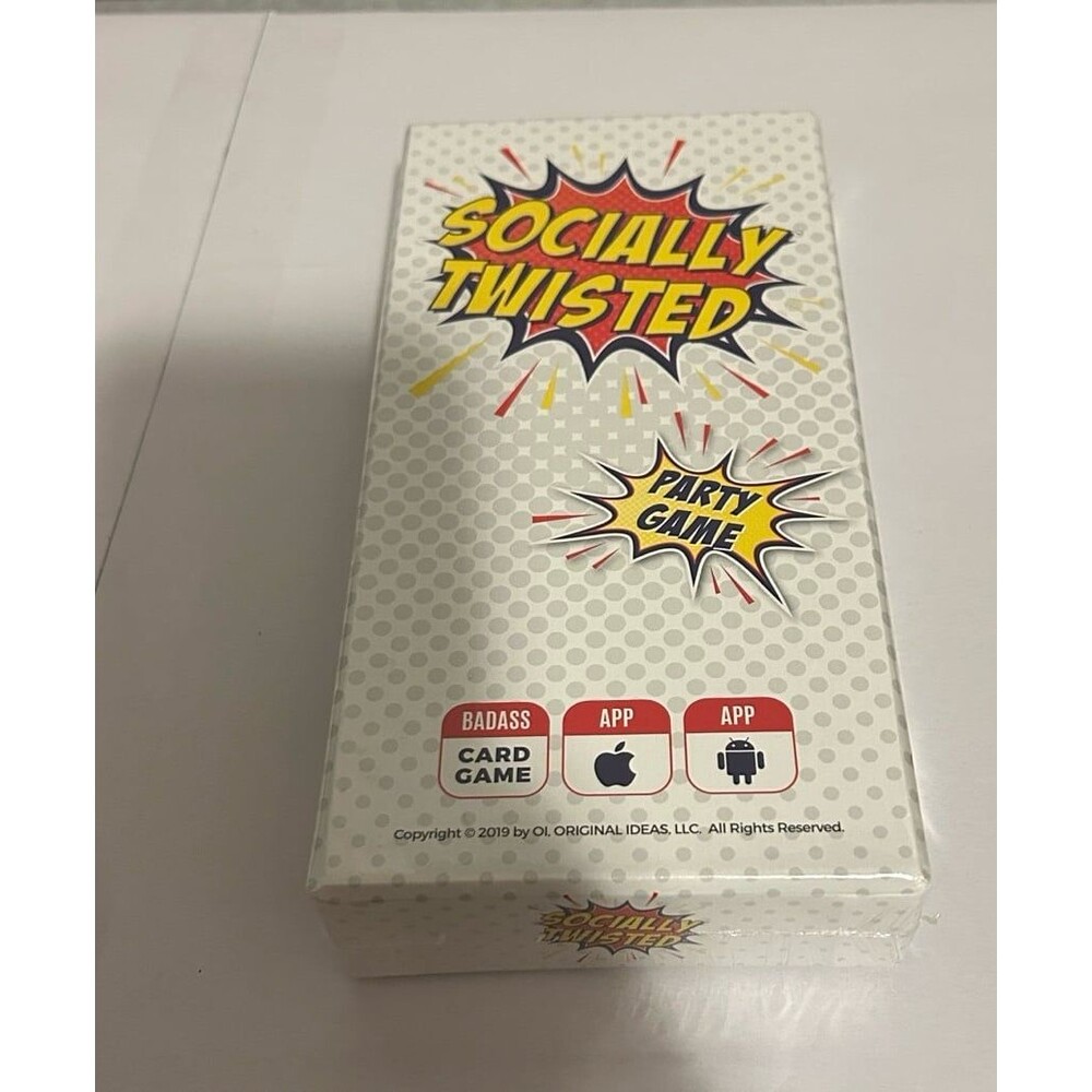 SOCIALLY TWISTED Friends And Family Party  Fun Card Game Night  (NEW)